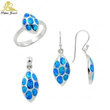 Gümüş Taşlı Set